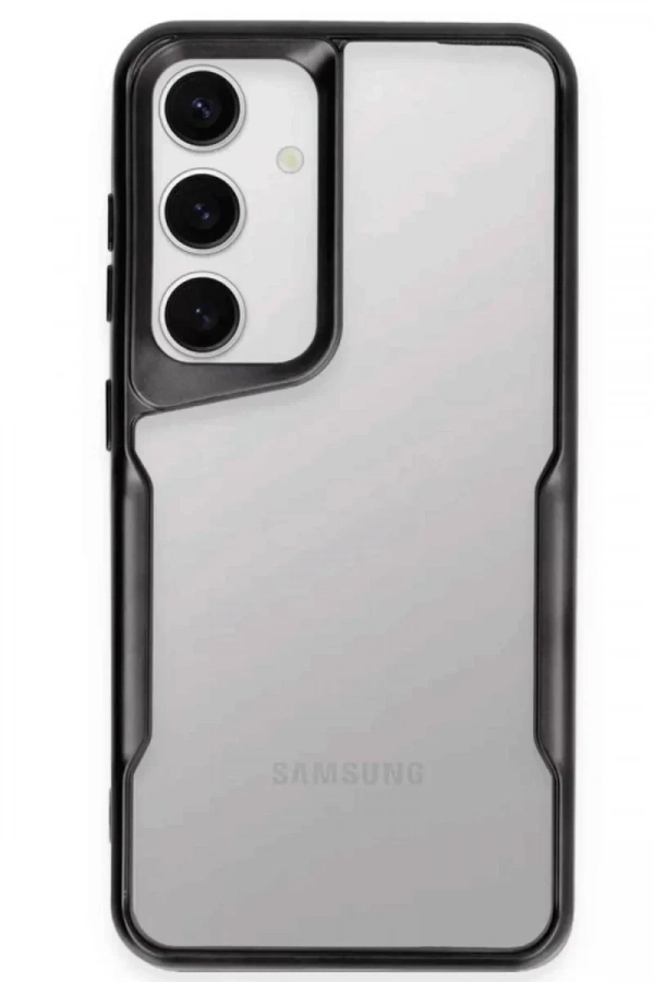 Samsung Galaxy S25 Kılıf Boyi Silikon Kapak - Siyah