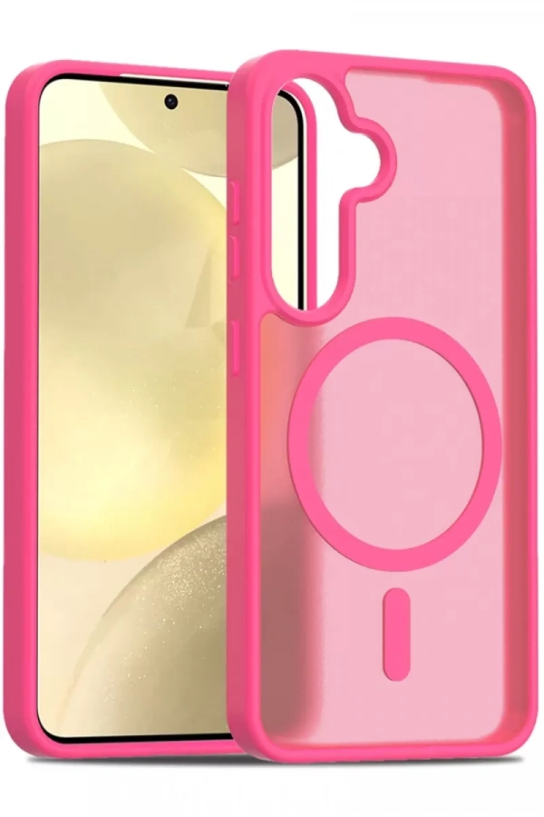 Samsung Galaxy S25 Plus Jota Magsafe Kapak - Rose