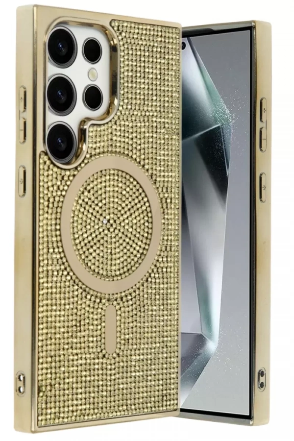 Samsung Galaxy S25 Ultra Helen Magsafe Kapak - Gold
