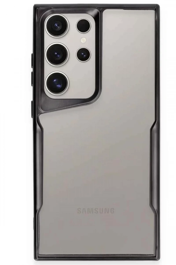 Samsung Galaxy S25 Ultra Kılıf Boyi Silikon Kapak - Siyah