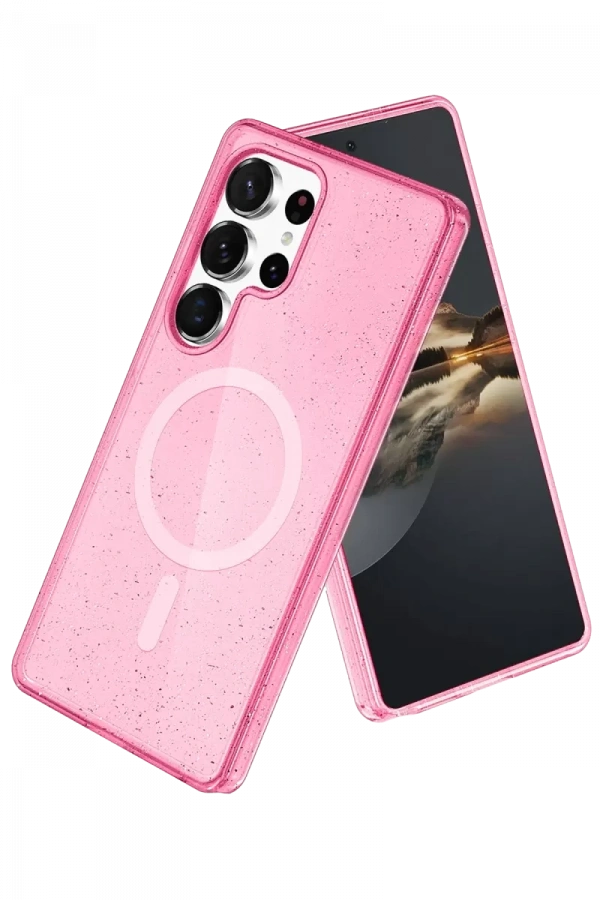 Samsung Galaxy S25 Ultra Star Magsafe Kapak - Pembe