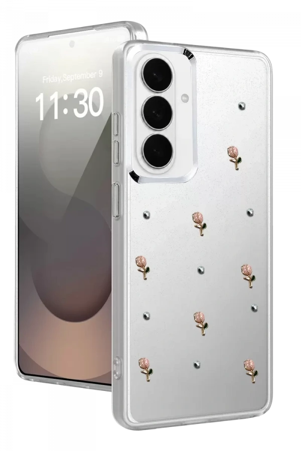 Samsung Galaxy S26 Fiyonk Desenli Kapak - Desen 6