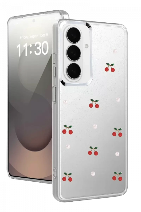 Samsung Galaxy S26 Fiyonk Desenli Kapak - Desen 9