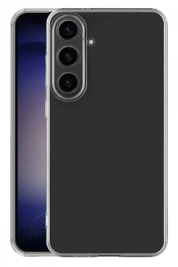 Samsung Galaxy S26 Lüx Şeffaf Silikon - Şeffaf