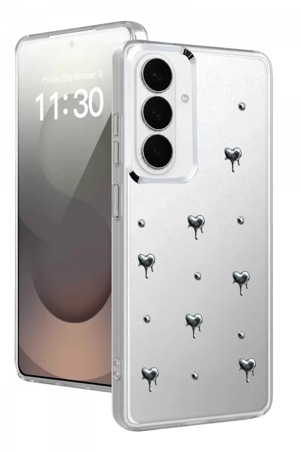 Samsung Galaxy S26 Plus Fiyonk Desenli Kapak - Desen 1