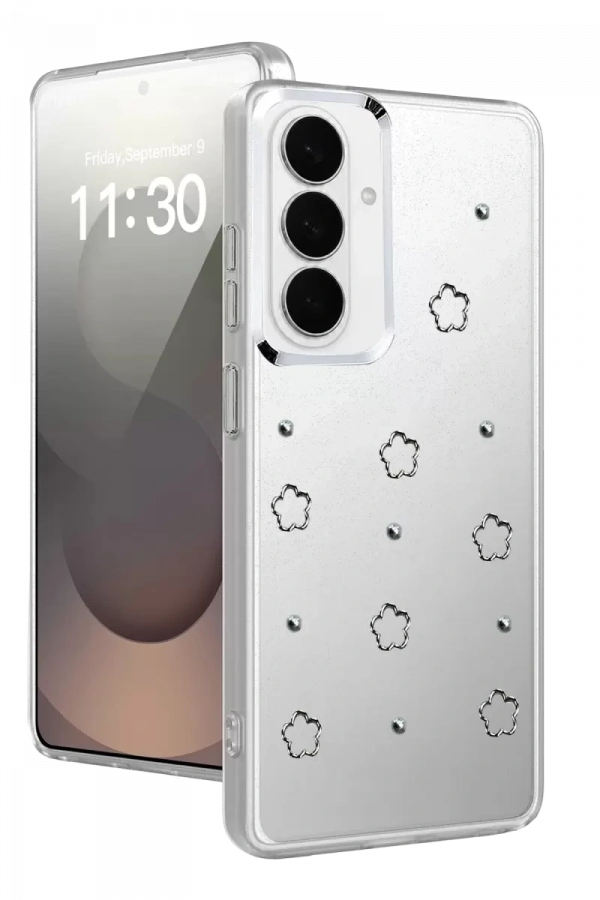 Samsung Galaxy S26 Plus Fiyonk Desenli Kapak - Desen 2