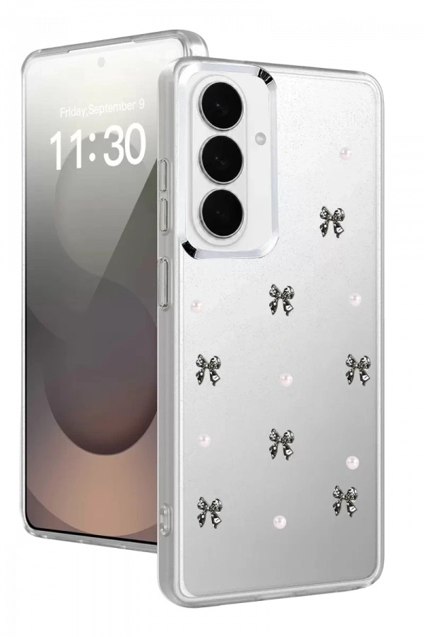 Samsung Galaxy S26 Plus Fiyonk Desenli Kapak - Desen 8