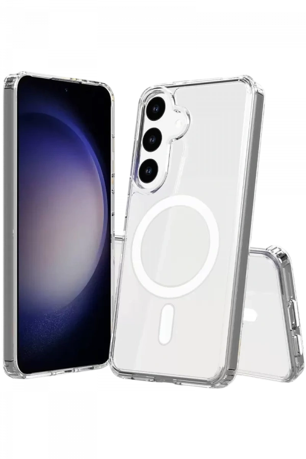 Samsung Galaxy S26 Plus Magneticsafe Şeffaf Silikon - Şeffaf