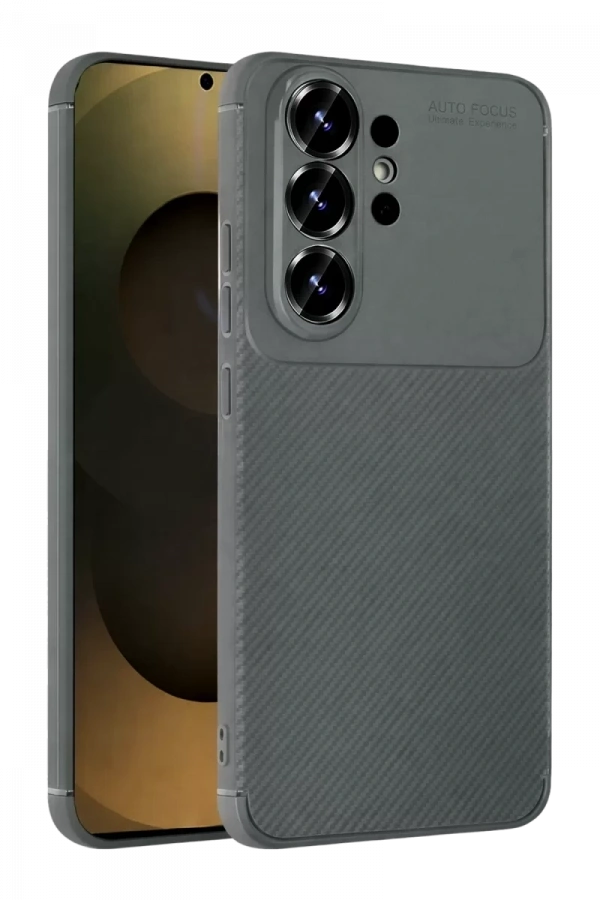 Samsung Galaxy S26 Ultra Auto Focus Karbon Kapak - Gri
