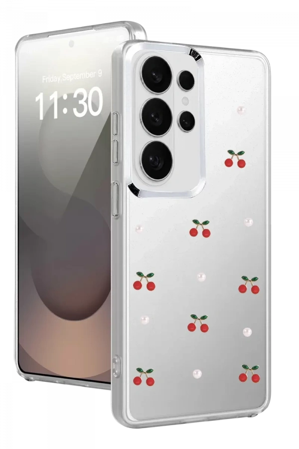 Samsung Galaxy S26 Ultra Fiyonk Desenli Kapak - Desen 9