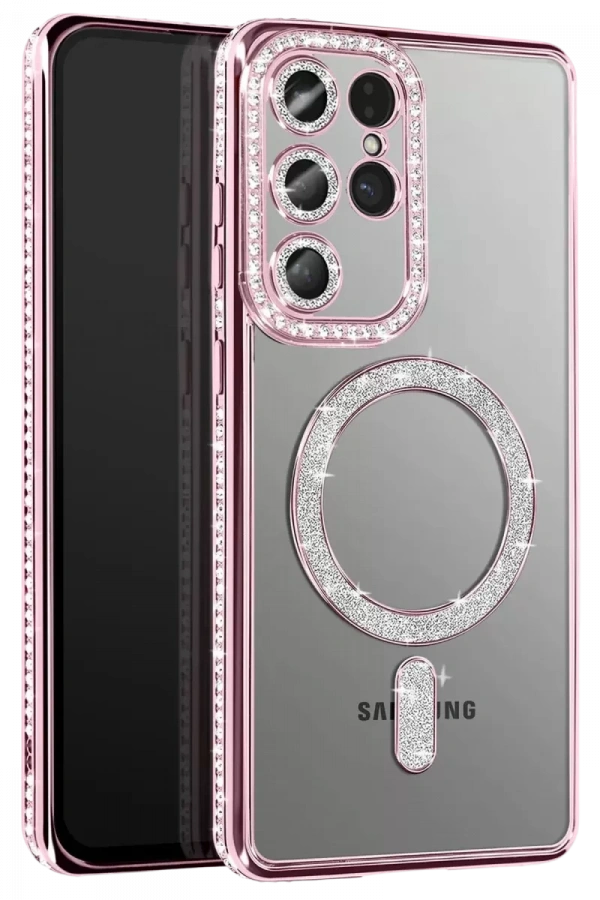 Samsung Galaxy S26 Ultra Joke Simli Magneticsafe Kılıf - Pembe