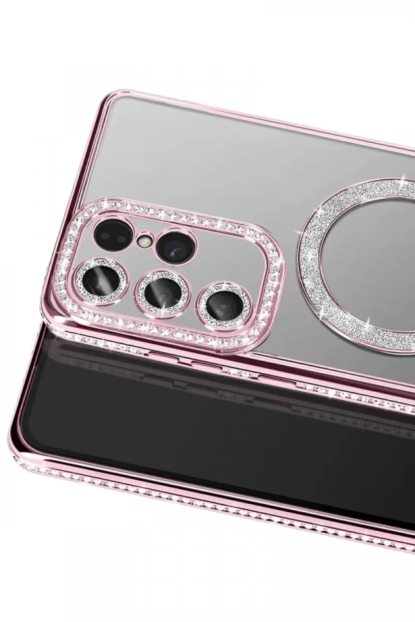 Samsung Galaxy S26 Ultra Joke Simli Magneticsafe Kılıf - Pembe