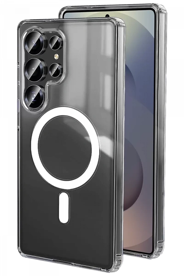 Samsung Galaxy S26 Ultra Magneticsafe Şeffaf Silikon - Şeffaf