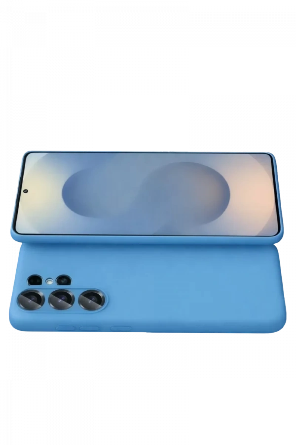 Samsung Galaxy S26 Ultra Nano içi Kadife Silikon - Mavi