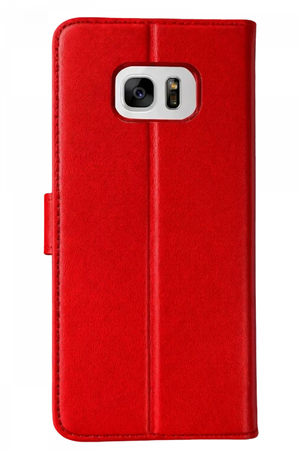 Samsung Galaxy S7 Edge Trend S Plus Kapaklı Kılıf - Kırmızı