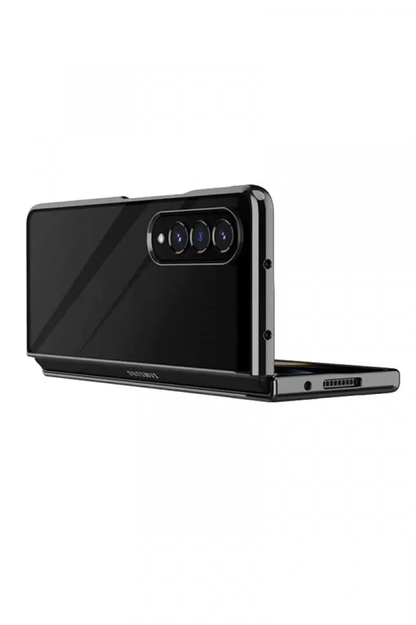 Samsung Galaxy Z Fold 4 Kılıf Fold Element Kapak - Siyah