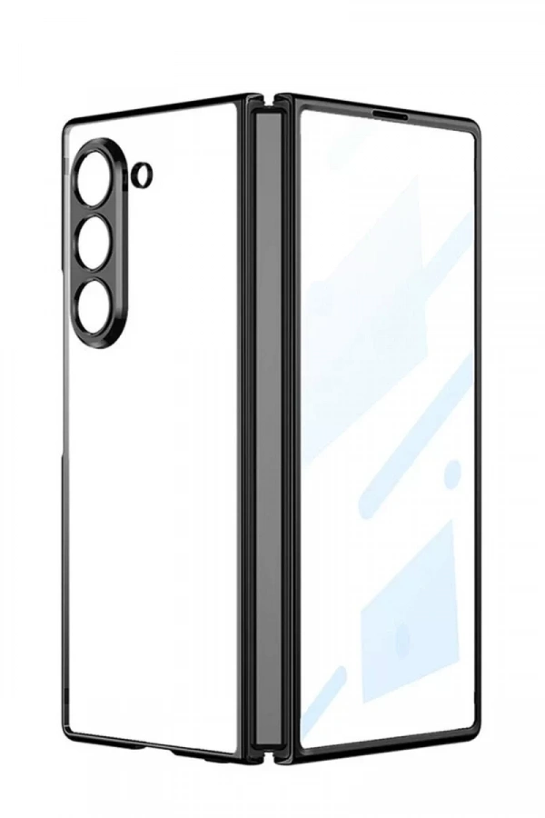 Samsung Galaxy Z Fold 5 Kılıf Fold Element Kapak - Siyah