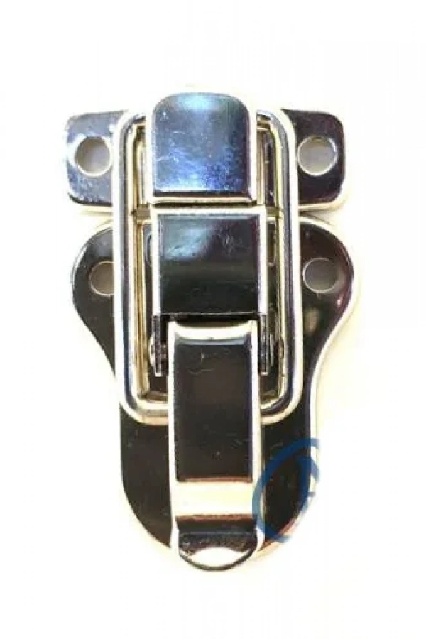 Sandık, Kutu Klipsi, Ön Kilidi - 48x30mm, Nikel, 1 Adet