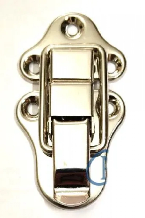 Sandık, Kutu Klipsi, Ön Kilidi - 72x40mm, Nikel, 100 Adet