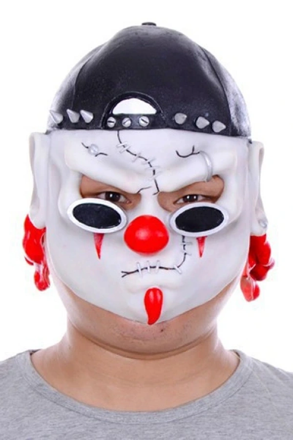 Şapkalı Lateks Maske