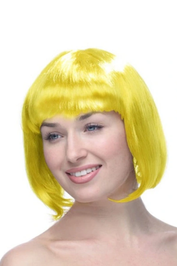 Sarı Küt Peruk Saç