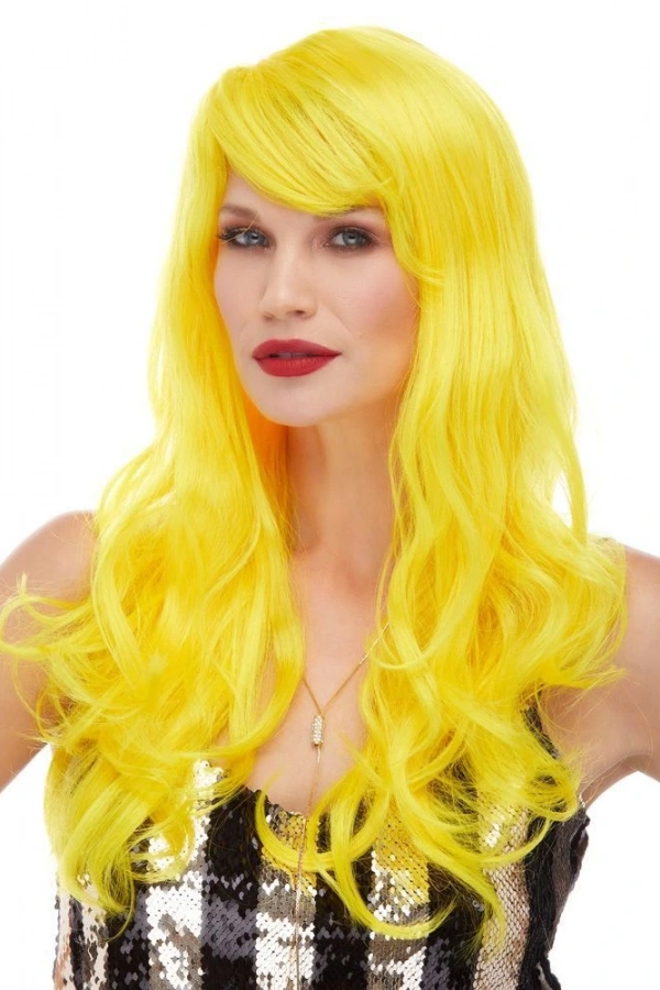 Sarı Renk Parti Peruğu