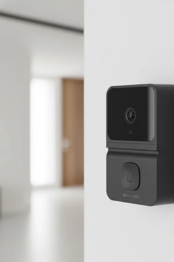 Şarjlı Akıllı Kapı Zili 800 mAh Bataryalı Mobil Bildirimli