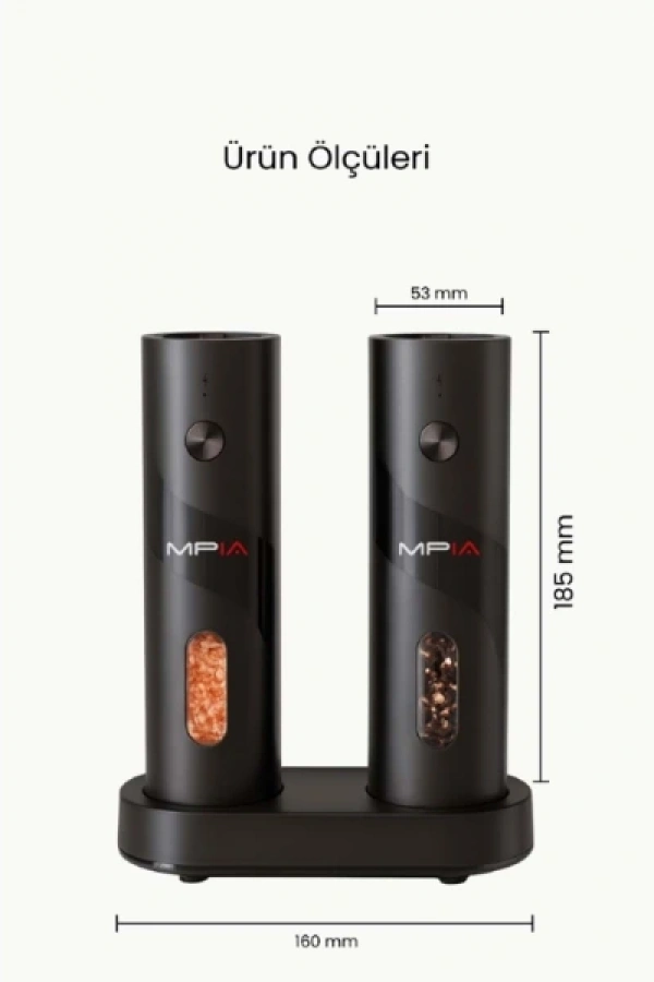 Şarjlı Baharat Öğütücü 100 ml