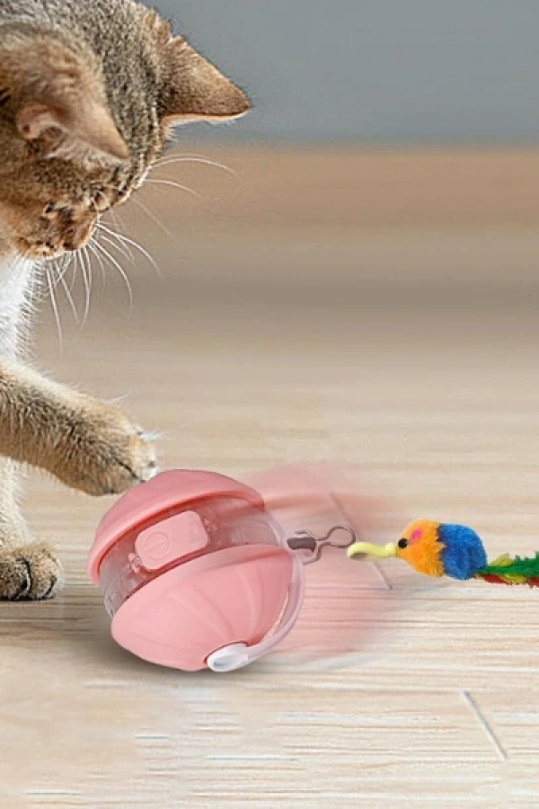 Şarjlı Hareketli Kedi Topu Oyuncak