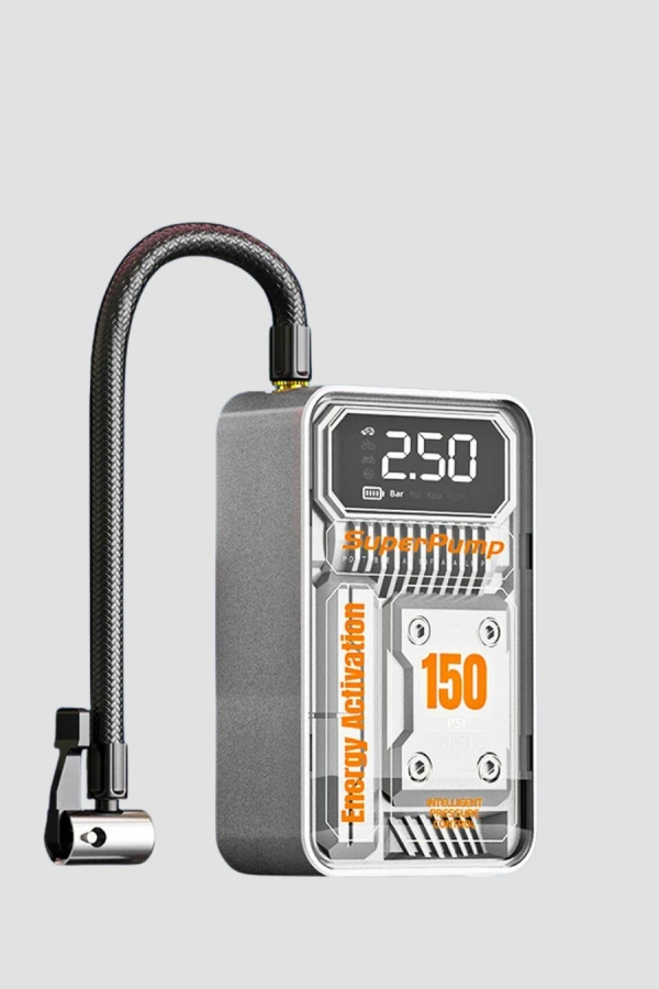 Şarjlı Kablosuz Hava Pompası – 150 PSI Basınç, LED Ekran ve 6000mAh Batarya