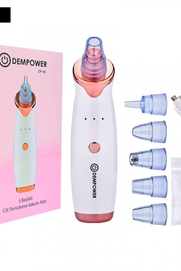 Şarjlı Siyah Nokta Temizleme Cihazı 5 Başlıklı