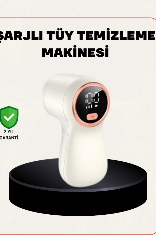 Şarjlı Tüy Temizleyici Paslanmaz Çelik Bıçaklı