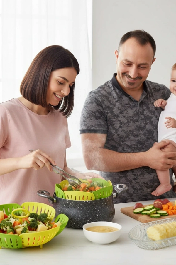 Sebze Haşlama ve Meyve Püresi Hazırlama Seti