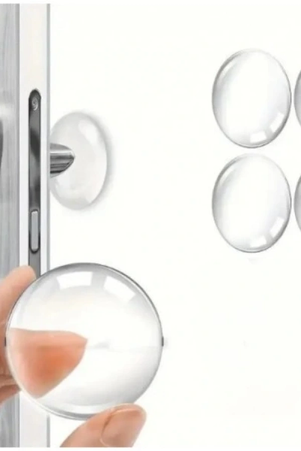 Şeffaf Silikon Mobilya ve Kapı Durdurucu Darbe Pedi 4lü Set