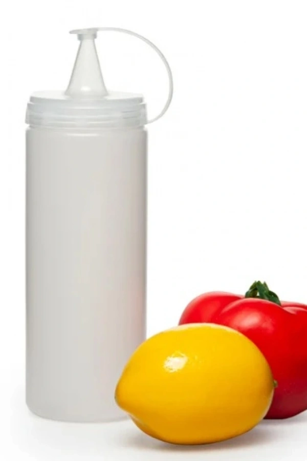 Şeffaf Sos Şişesi - 1000ML Dev Boy