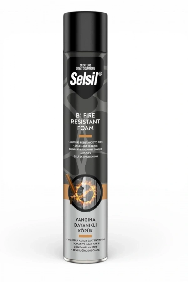 Selsil B1 Yangına Dayanıklı Köpük 750 ml