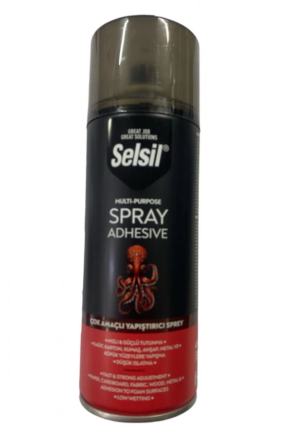 Selsil Çok Amaçlı Sprey Yapıştırıcı 400 ml