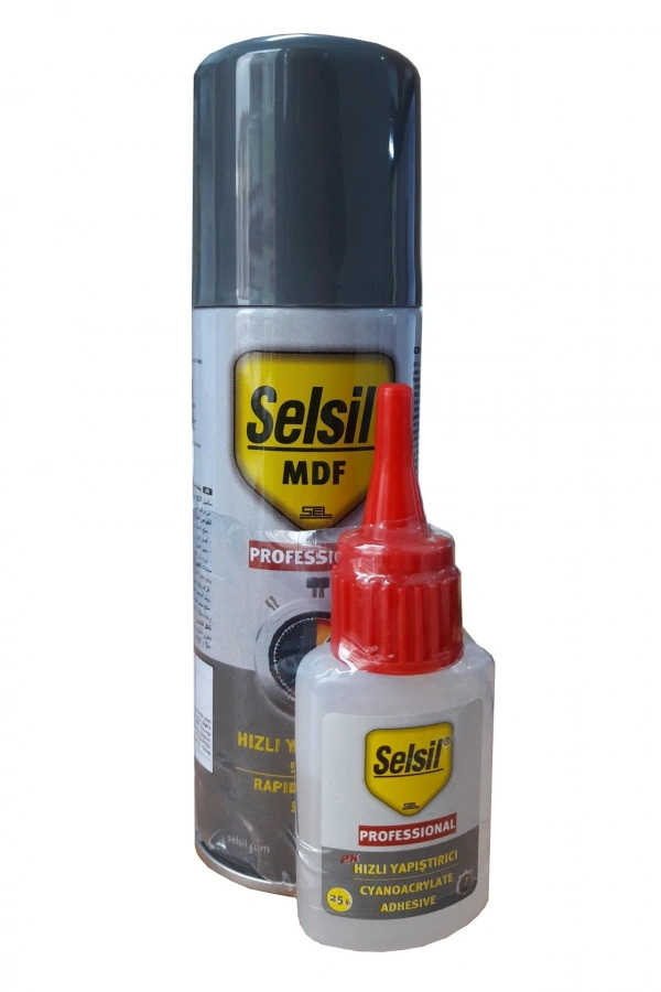 Selsil Hızlı Yapıştırıcı 200 ml + 50 gr Set