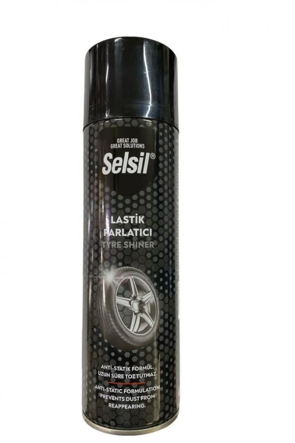 Selsil Lastik Parlatıcı Sprey 500 ml