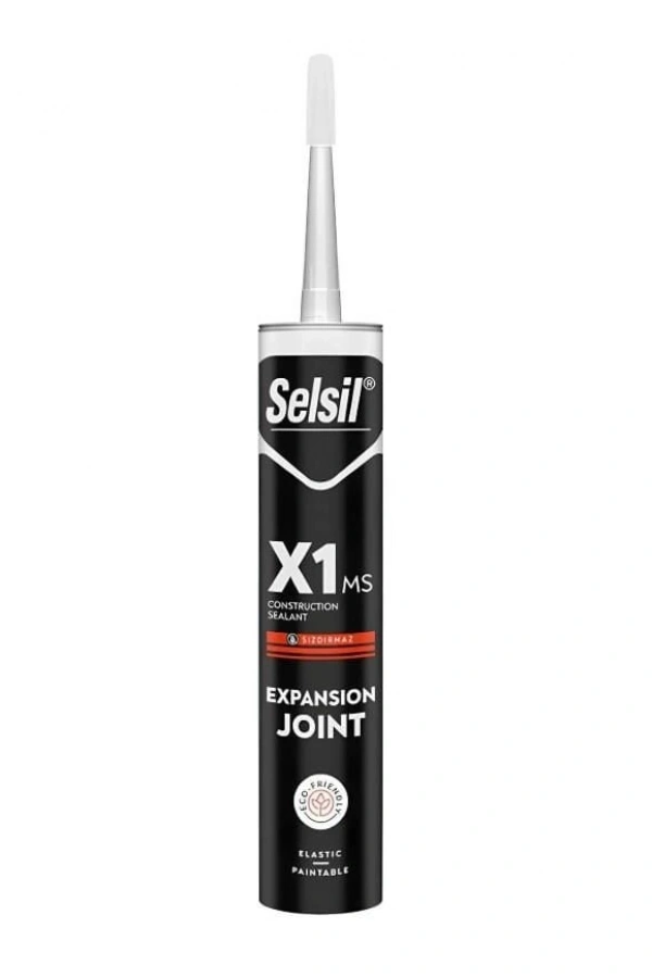 Selsil X1 MS 290 ml Polimer Mastik Beyaz Islak Zemin İçin