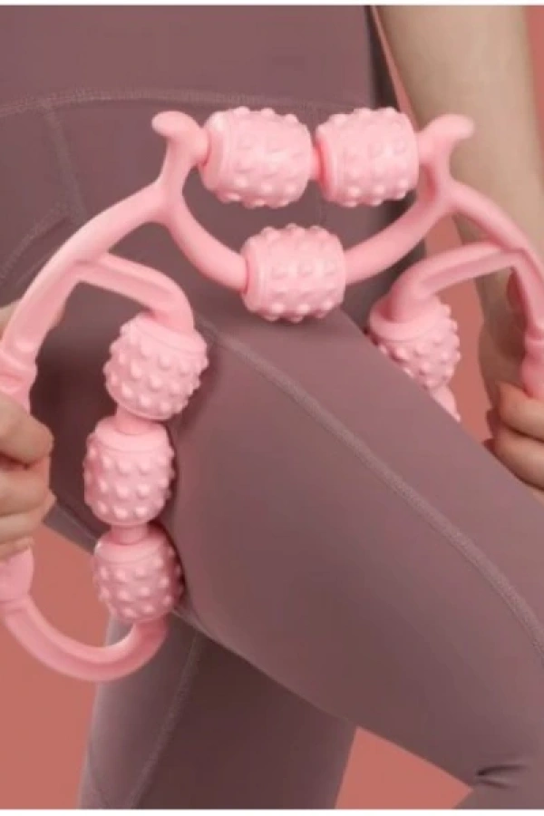 Selülit Masaj Aleti 9 Tekerlekli Lenf Drenaj Rulosu