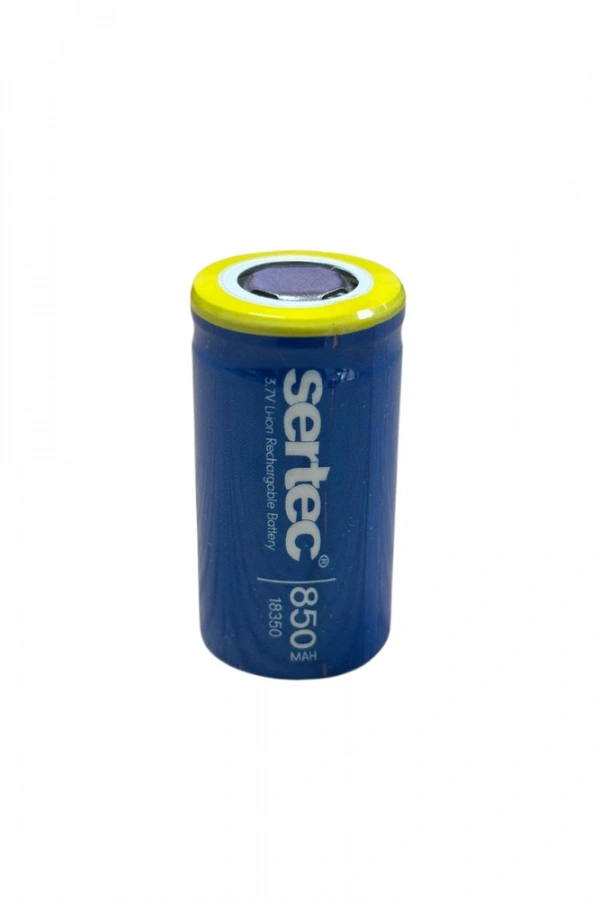 Sertec 18350 3.7V 850 Mah Li-Ion Şarjlı Pil - 1C