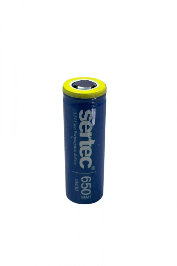 Sertec 3.7V Li-ion 14430 - 650 mAh 1C Şarjlı Pil