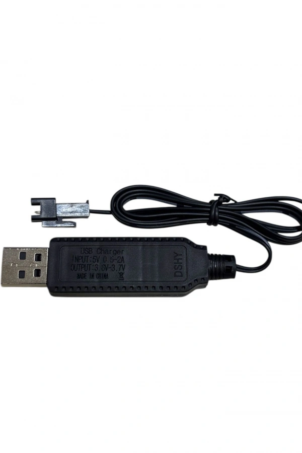 Sertec 3.7V Li-ion SM-2P Soket Oyuncak Bataryası USB Şarj Kablosu