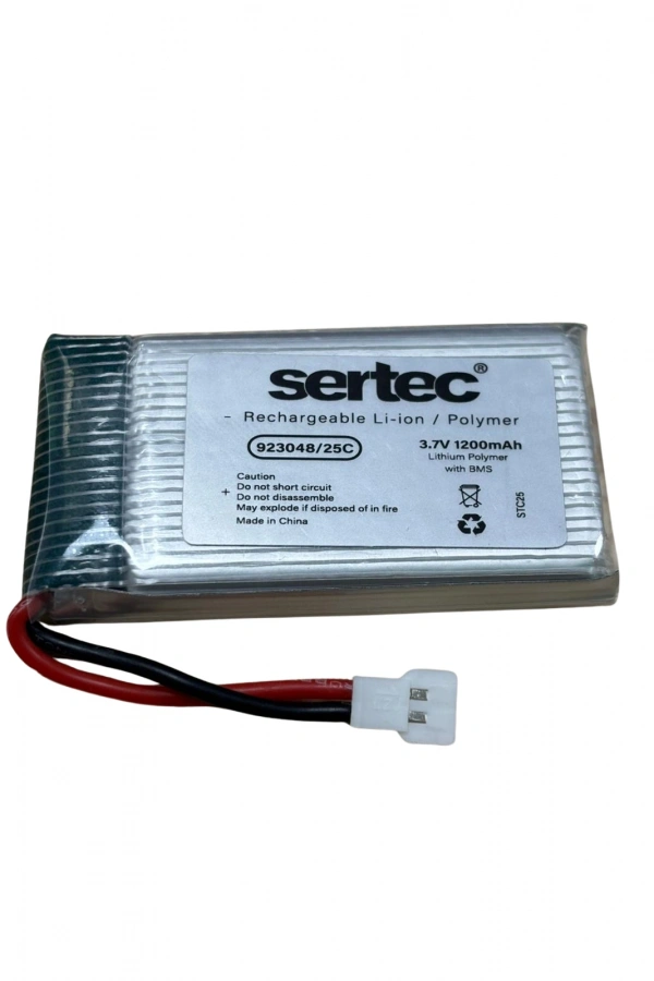 Sertec / 923048 / 3.7V - 1200mAh - 25C BEYAZ SOKET