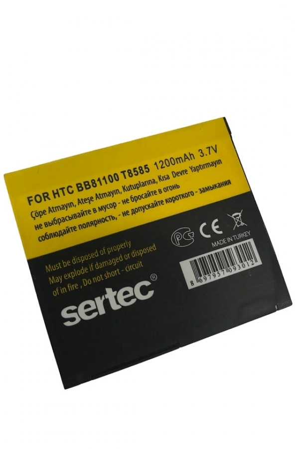 SERTEC - HTC   T8585 Hd 2 Leo 100 / BB81100 Uyumlu Batarya
