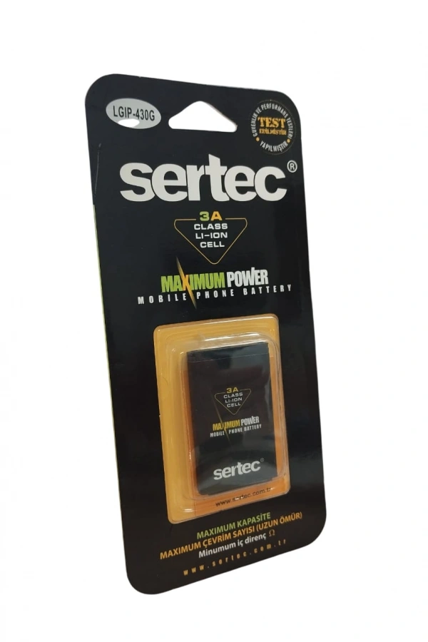 SERTEC - LG CF360 / LGIP-430G Uyumlu Batarya