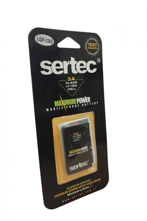SERTEC - LG KM380 / KT520 / LGIP-330G Uyumlu Batarya