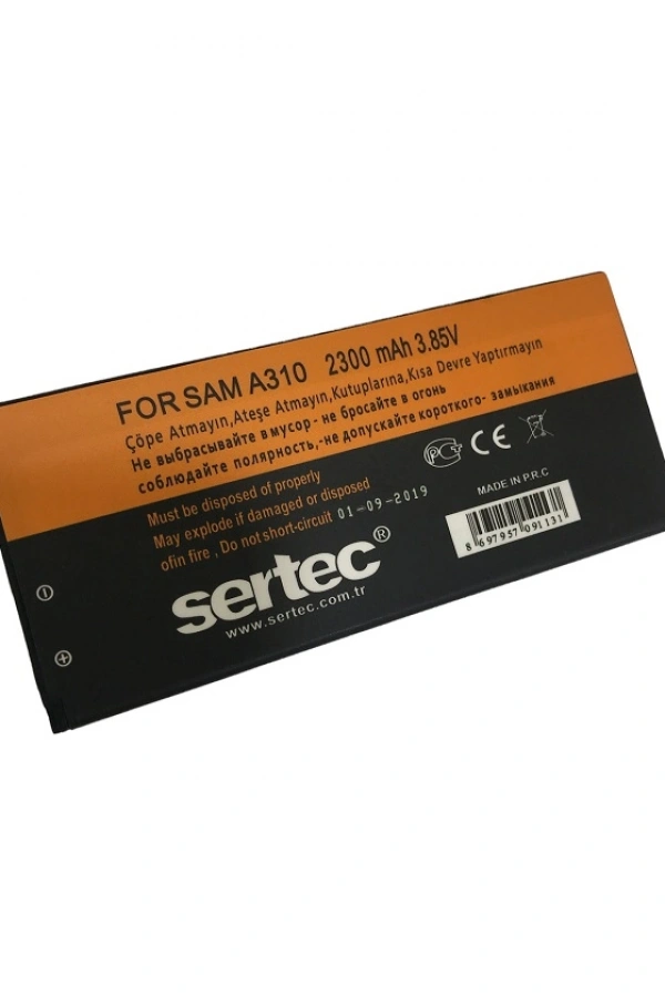 SERTEC - Samsung GALAXY A310 - A3 2016 Uyumlu Batarya