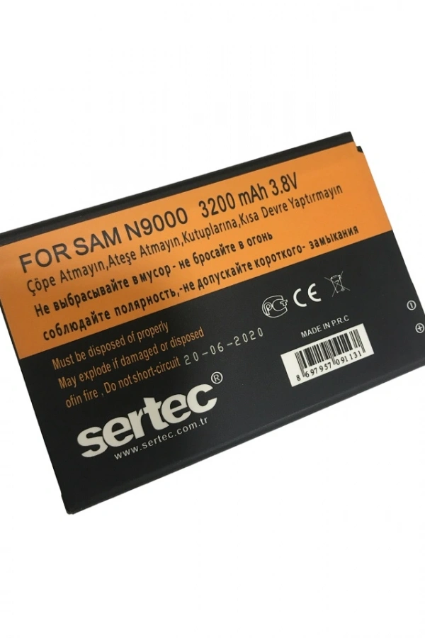 SERTEC - Samsung GALAXY NOTE 3 / N9000 Uyumlu Batarya